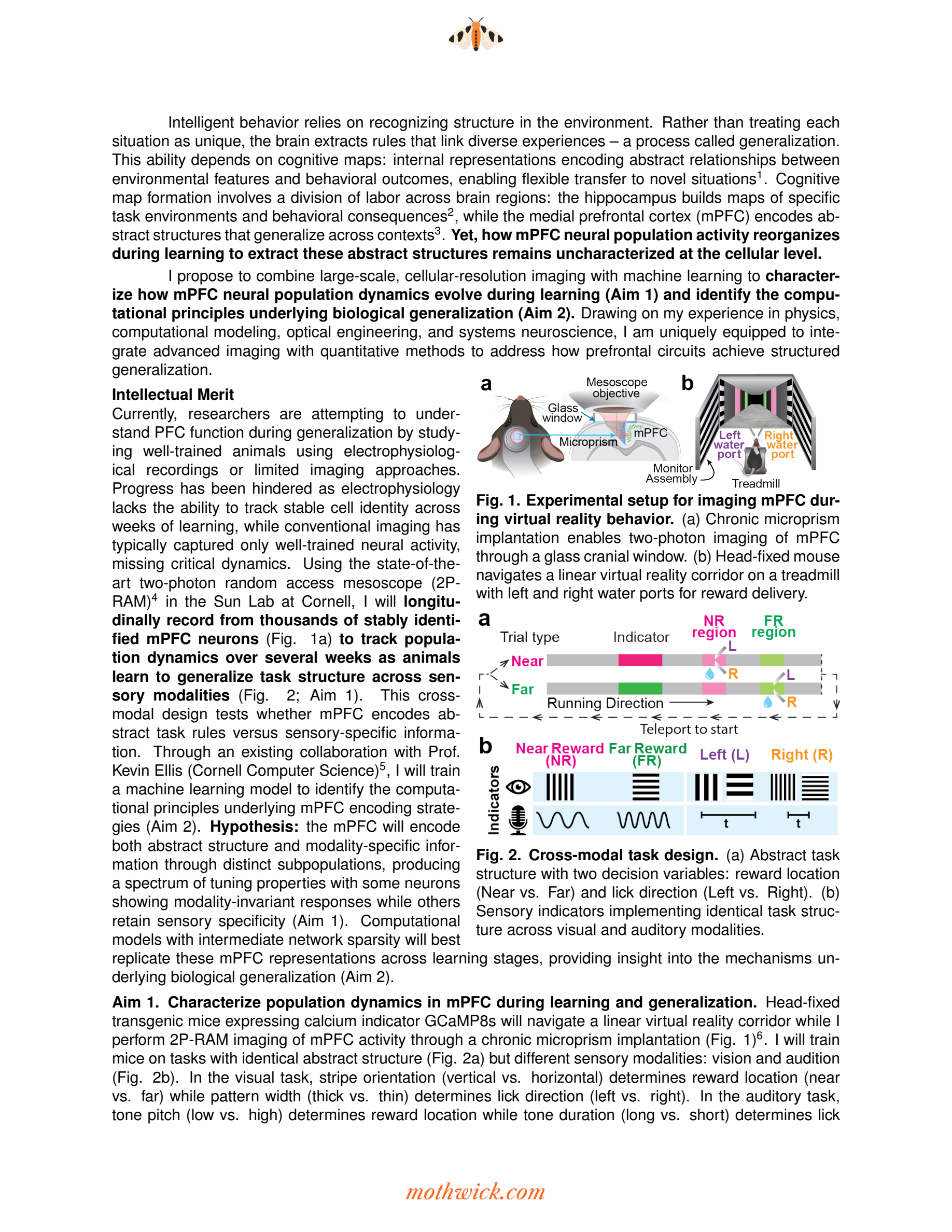 Research Statement — original page 1 of 2.